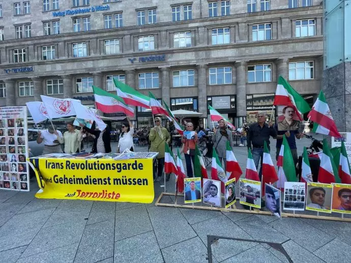 کلن آلمان - آکسیون ایرانیان آزاده در همبستگی با قیام سراسری مردم ایران - ۲۰خرداد - 2