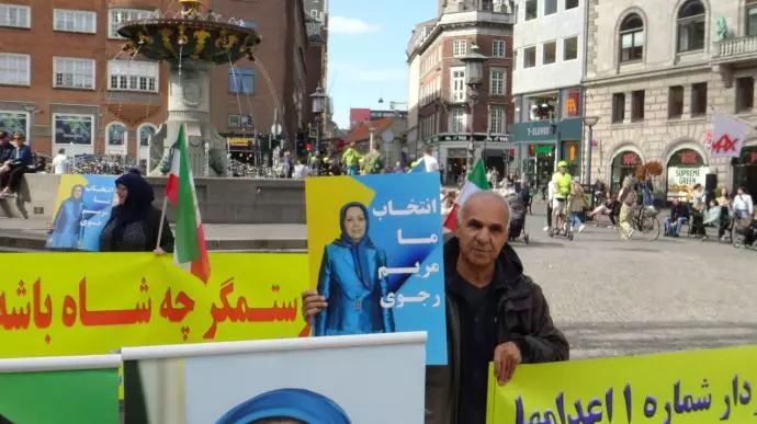 کپنهاک - آکسیون ایرانیان آزاده علیه صدور حکم اعدام محمدجواد وفایی ثانی - ۳۱تیرماه - 2