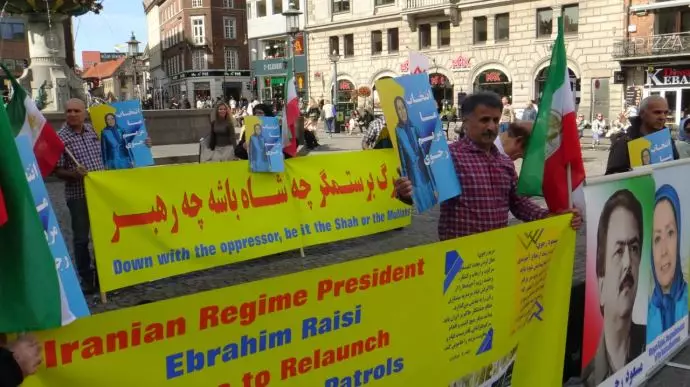کپنهاک - آکسیون ایرانیان آزاده علیه صدور حکم اعدام محمدجواد وفایی ثانی - ۳۱تیرماه - 4