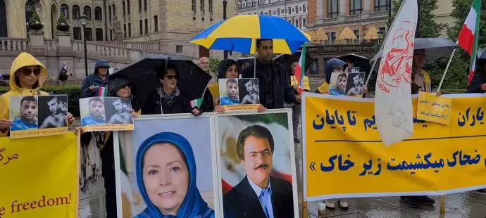 اسلو - آکسیون ایرانیان آزاده در همبستگی با قیام سراسری مردم ایران - ۳۱تیرماه - 3