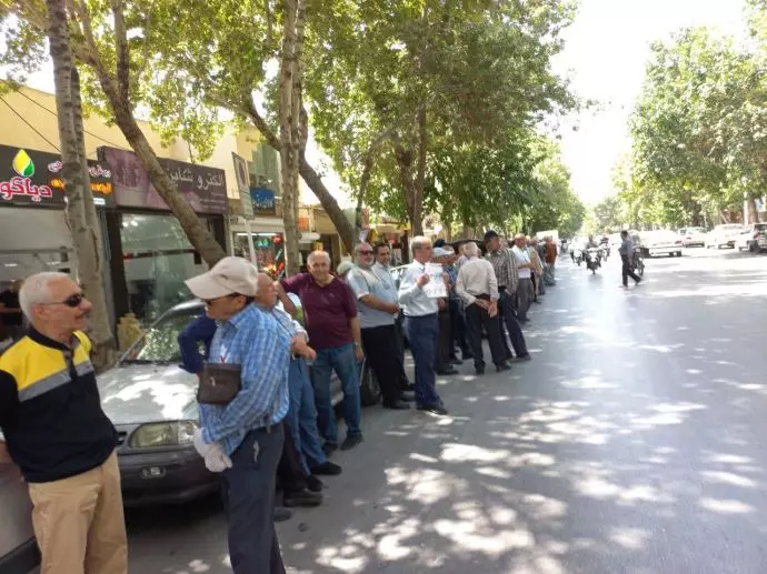 اصفهان ـ تجمع اعتراضی بازنشستگان فولاد - ۲۵تیر