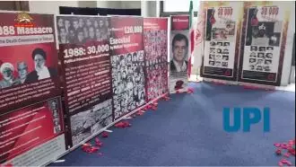 نمایشگاه در واشنگتن - برای بزرگداشت قربانیان قتل‌عام شدگان ۶۷ در ایران