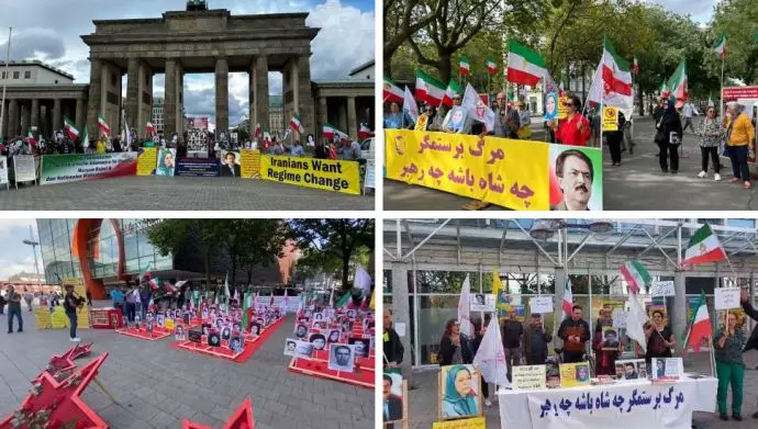 تظاهرات ایرانیان آزاده و حامیان مقاومت در شهرهای مختلف جهان