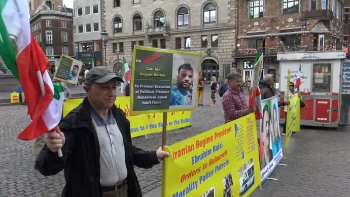 کپنهاک - آکسیون ایرانیان آزاده علیه صدور حکم اعدام محمدجواد وفایی ثانی - ۳۱تیرماه - 1