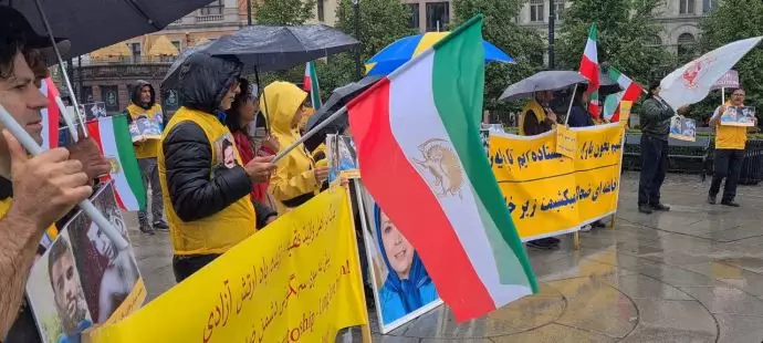 اسلو - آکسیون ایرانیان آزاده در همبستگی با قیام سراسری مردم ایران - ۳۱تیرماه - 1