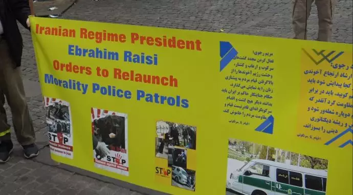 کپنهاک - آکسیون ایرانیان آزاده علیه صدور حکم اعدام محمدجواد وفایی ثانی - ۳۱تیرماه - 3