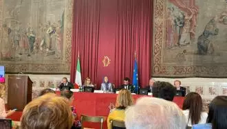 سخنرانی خانم رجوی در اجلاس مشترک اعضای مجلسین ایتالیا