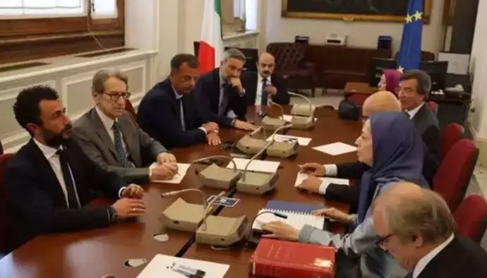 شرکت خانم مریم رجوی در جلسه استماع کمیسیون خارجی مجلس نمایندگان ایتالیا
