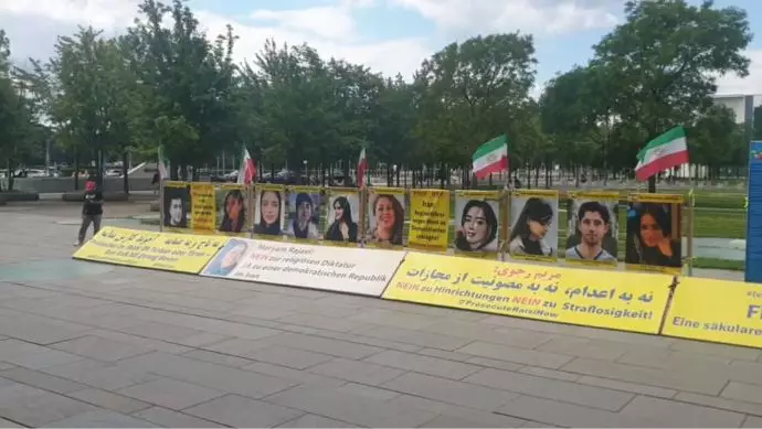 -نمایشگاه اعتراضی نه به اعدام توسط ایرانیان آزاده و هواداران مجاهدین خلق در برلین - 3