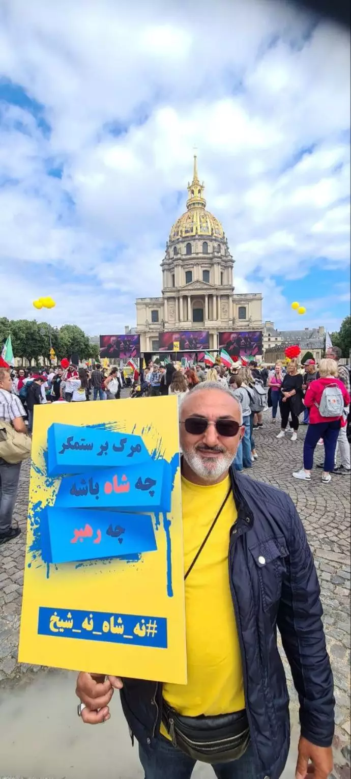 -پاریس - حضور گسترده ایرانیان آزاده در محل تظاهرات - ۱۰تیرماه - 0