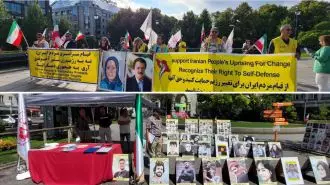 اسلو و زوریخ - آکسیون حامیان مقاومت و هواداران مجاهدین خلق ایران در حمایت از قیام سراسری - ۶مرداد ۱۴۰۲