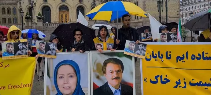 اسلو - آکسیون ایرانیان آزاده در همبستگی با قیام سراسری مردم ایران - ۳۱تیرماه - 5