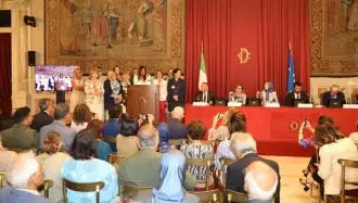 حضور خانم مریم رجوی در پارلمان ایتالیا