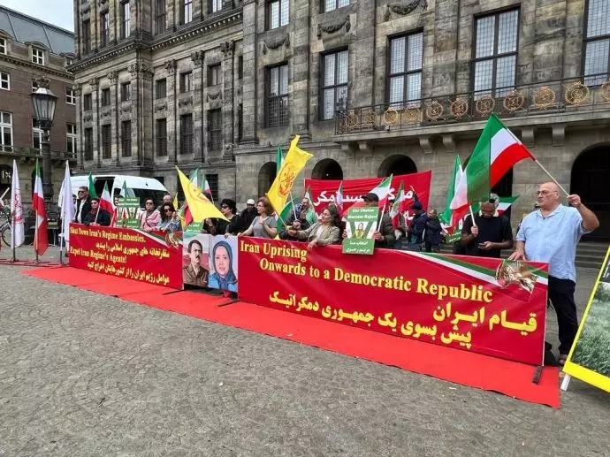آمستردام - آکسیون ایرانیان آزاده در اعتراض به صدور حکم اعدام محمدجواد وفایی - ۳۱تیرماه 1 - 0