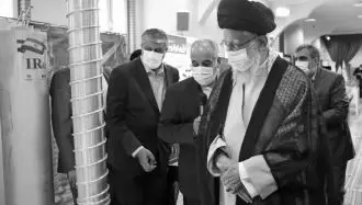 خامنه‌ای بازدید از اتمی رژیم
