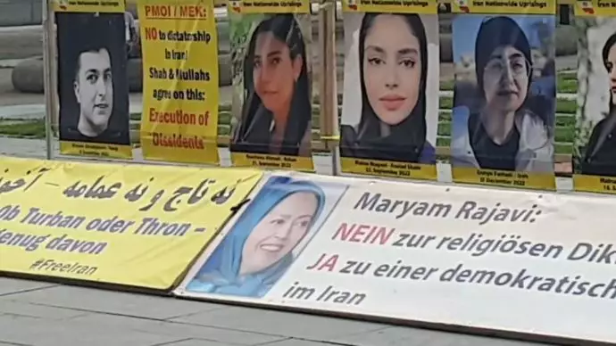 -نمایشگاه اعتراضی نه به اعدام توسط ایرانیان آزاده و هواداران مجاهدین خلق در برلین - 2
