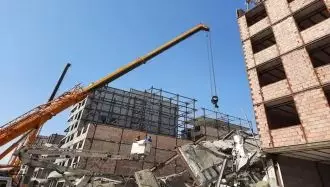 تخریب ساختمانها در تهران 