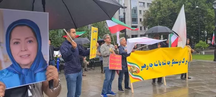 اسلو - آکسیون ایرانیان آزاده در همبستگی با قیام سراسری مردم ایران - ۲۸مرداد - 5