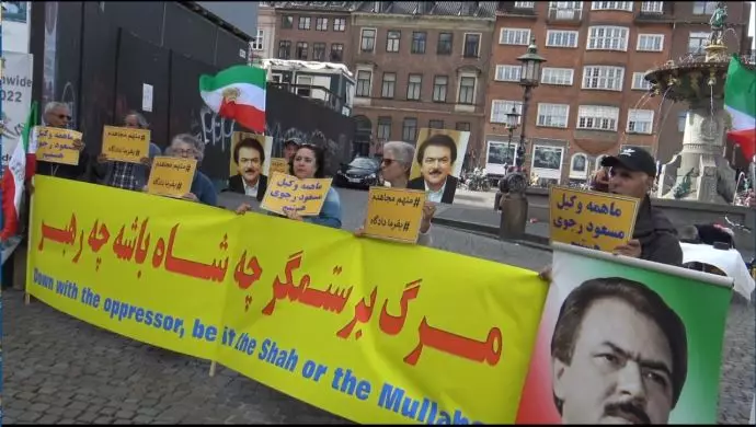 کپنهاگ - آکسیون ایرانیان آزاده، آنها شعار می‌دهند منم مجاهدم، بفرمایید دادگاه