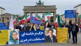 تظاهرات ایرانیان آزاده و حامیان مقاومت ایران در برلین