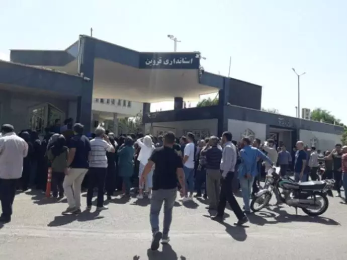 -تجمع اعتراضی غارت‌شدگان شرکت پیش‌فروش خودرو قزوین