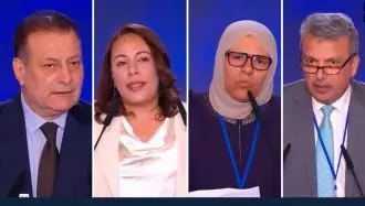 دکتر عید نعیمات نمایندهٔ پارلمان اردن - دکتر اسماء رواحنه نمایندهٔ پارلمان اردن - سهام بادی وزیر زنان تونس (۲۰۱۱ تا ۲۰۱۴) و احمد کامل از شخصیت‌های اپوزیسیون سوریه