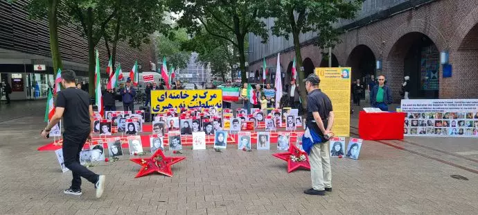 هامبورگ - آکسیون ایرانیان آزاده در همبستگی با قیام سراسری مردم ایران - ۲۱مرداد