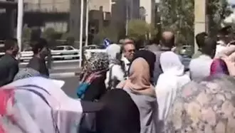 تجمع اعتراضی زنان تبریز به خشک شدن دریاچه ارومیه