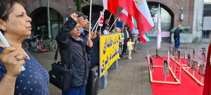 هامبورگ - آکسیون ایرانیان آزاده در همبستگی با قیام سراسری مردم ایران - ۲۱مرداد4