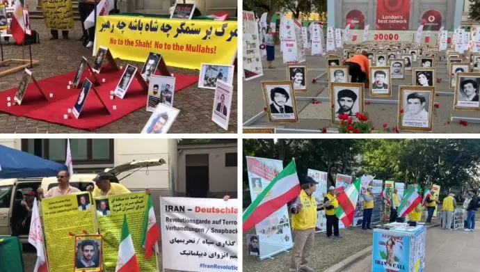 آکسیون ایرانیان آزاده در حمایت از قیام سراسری مردم ایران