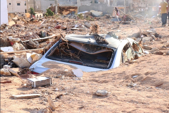 سیل و تلفات گسترده در شرق لیبی