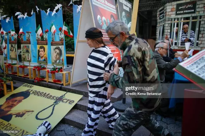 -مخابره آژانس عکس گیتی ایمیج از تظاهرات هواداران مقاومت ایران در نیویورک علیه حضور رئیسی جلاد - 14