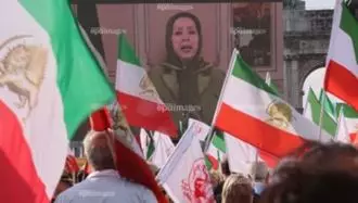تظاهرات  بزرگ ایرانیان زاده در بروکسل