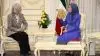 دیدار خانم مریم رجوی با دورین روکماکر نمایندهٔ پارلمان اروپا