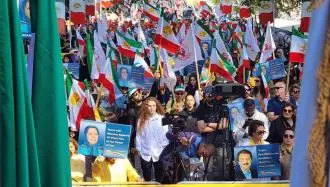 تظاهرات ایرانیان آزاده علیه حضور رئیسی جلاد در برابر مقر ملل متحد