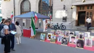 سنت‌گالن سوئیس - برگزاری میز کتاب توسط ایرانیان آزاده