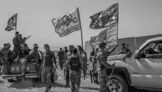 تصویری از نیروهای نیابتی رژیم ایران در سوریه