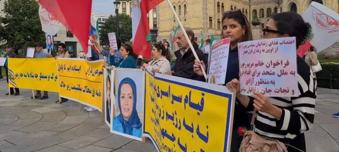 اسلو - آکسیون ایرانیان آزاده در همبستگی با قیام سراسری مردم ایران - ۱۸شهریور - 20