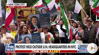 فاکس نیوز - گزارشی از تظاهرات ایرانیان آزاده و هواداران مقاومت ایران در نیویورک
