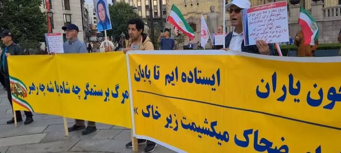 اسلو - آکسیون ایرانیان آزاده در همبستگی با قیام سراسری مردم ایران - ۱۸شهریور - 28