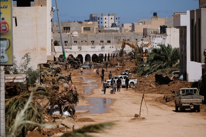 سیل و تلفات گسترده در شرق لیبی