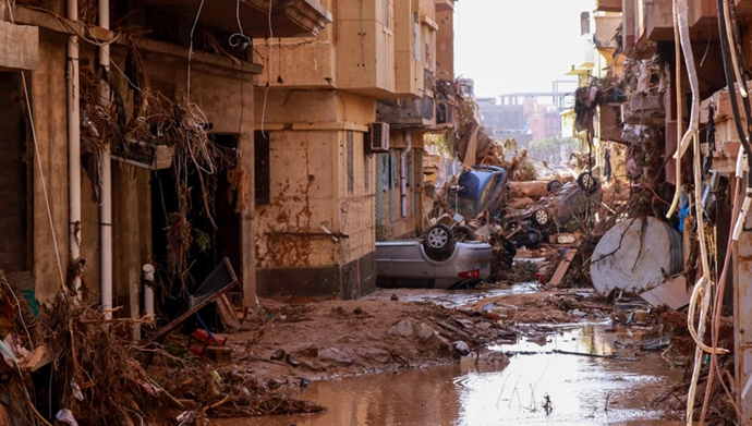فاجعه سیل در لیبی