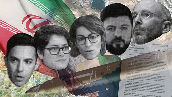 تصویر منتشر شده از شبکه نفوذ رژیم ایران در وزارت‌خارجه آمریکا