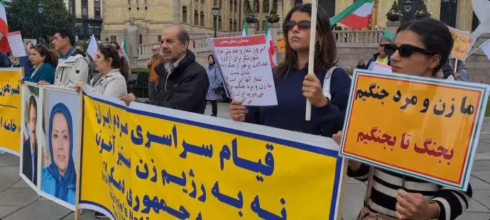 اسلو - آکسیون ایرانیان آزاده در همبستگی با قیام سراسری مردم ایران - ۱۸شهریور - 2