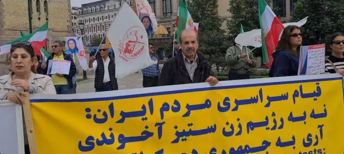 اسلو - آکسیون ایرانیان آزاده در همبستگی با قیام سراسری مردم ایران - ۱۸شهریور - 6