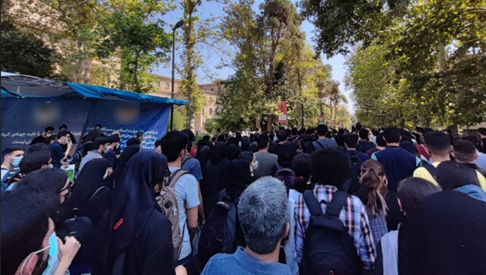 تظاهرات دانشجویان دانشگاه تهران -۱۴۰۱