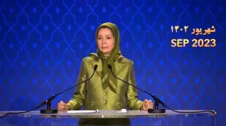 خانم مریم رجوی  رسیس جمهور برگزیده مقاومت ایران 