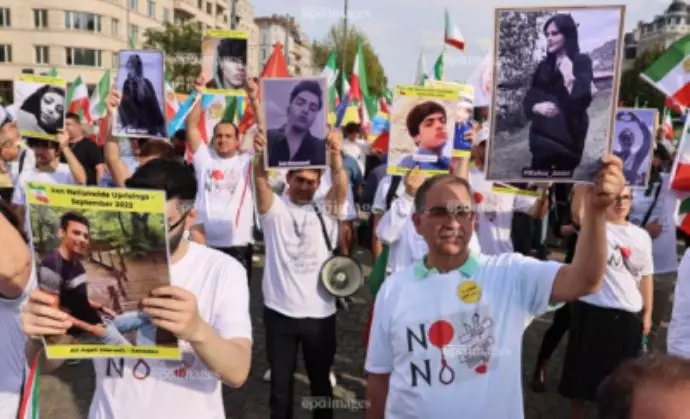 -انعکاس تظاهرات بروکسل در رسانه‌ها در سالگرد اعتراضات سراسری مردم ایران - 1