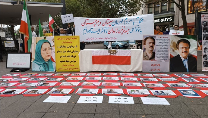 برلین - آکسیون ایرانیان آزاده در همبستگی با قیام سراسری و جمعه خونین زاهدان