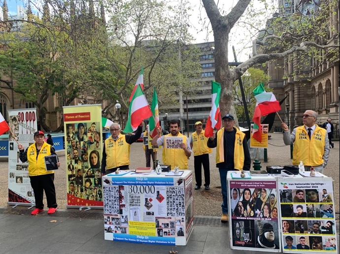 سیدنی - آکسیون ایرانیان آزاده در همبستگی با قیام سراسری و گرامیداشت سالگرد تأسیس سازمان مجاهدین خلق ایران 